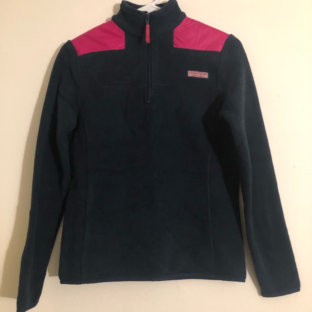Vineyard vines quarter zip pull over XS